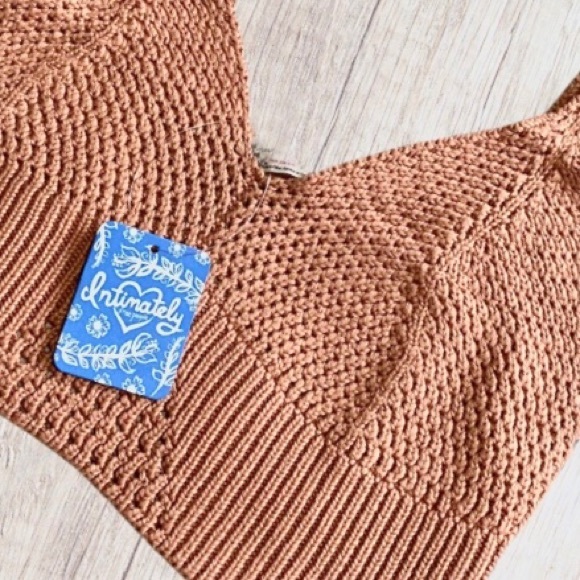 FREE PEOPLE Crocheted You Wanna Brami Bralette XS - Picture 9 of 13